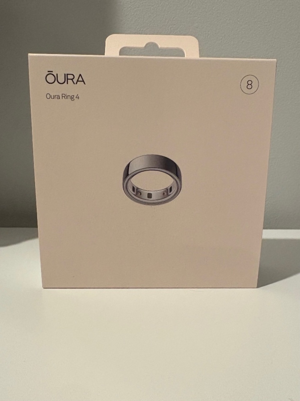 Brand New - FACTORY SEALED/ NEVER OPENED OURA Ring Gen 4 - Silver - Size 8